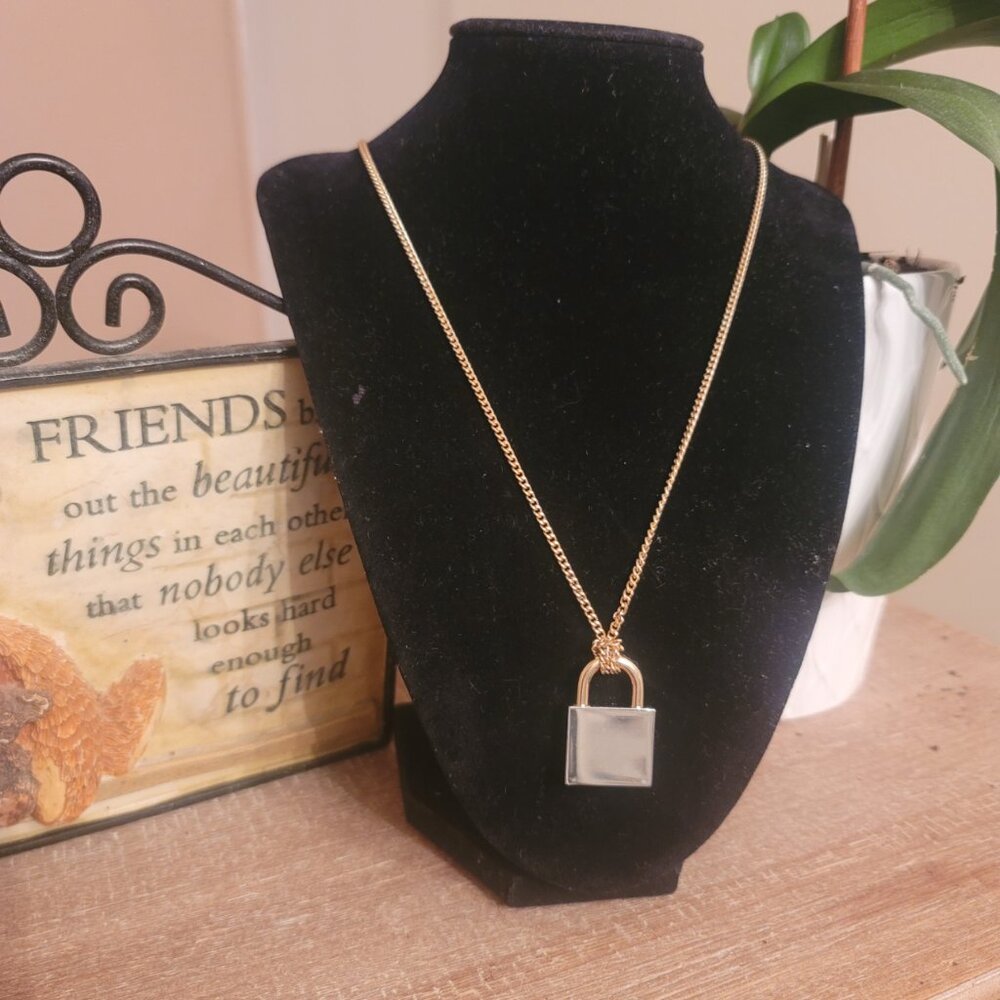 COACH - Necklace with Locket (removable) charm. Brand new. - Picture 7 of 10